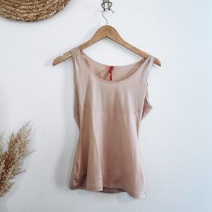 Spanx Thinstincts Tank Top Shapewear Cream Size Large